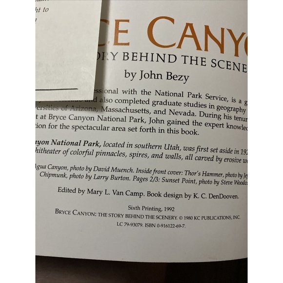 Canyon National Parks Books Lot of 6 - Picture 5 of 14